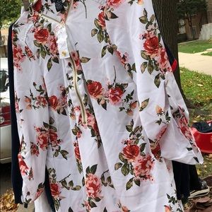 floral tunic